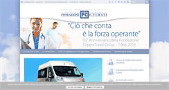 Desktop Screenshot of fondazioneturati.it